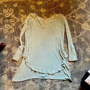 Light blue waddle free people sweater